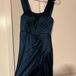 Elegant Navy Blue Dress